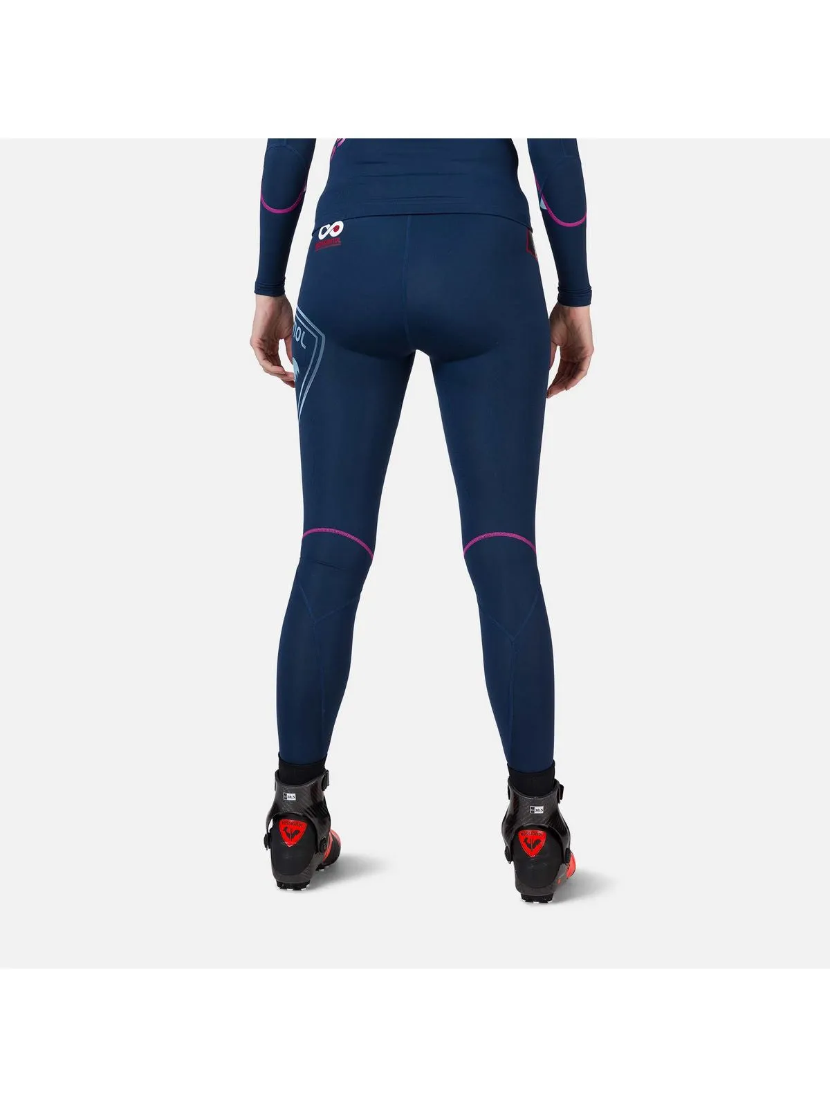 Legginsy Rossignol W Infini Compression Race Tigh granatowy