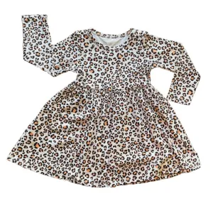 Leopard Long-Sleeved Dress