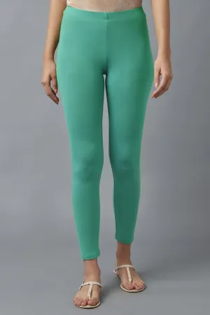Light Blue Cotton Lycra Tights