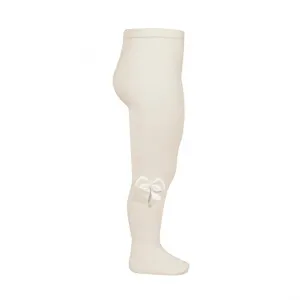 Linen Grosgrain Bow Tights