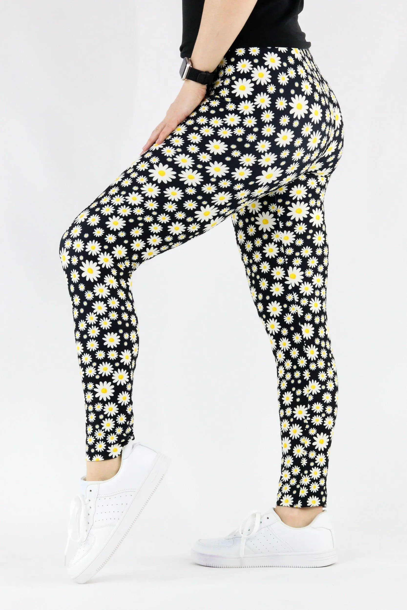 Little Daisies - Casual Full Leggings