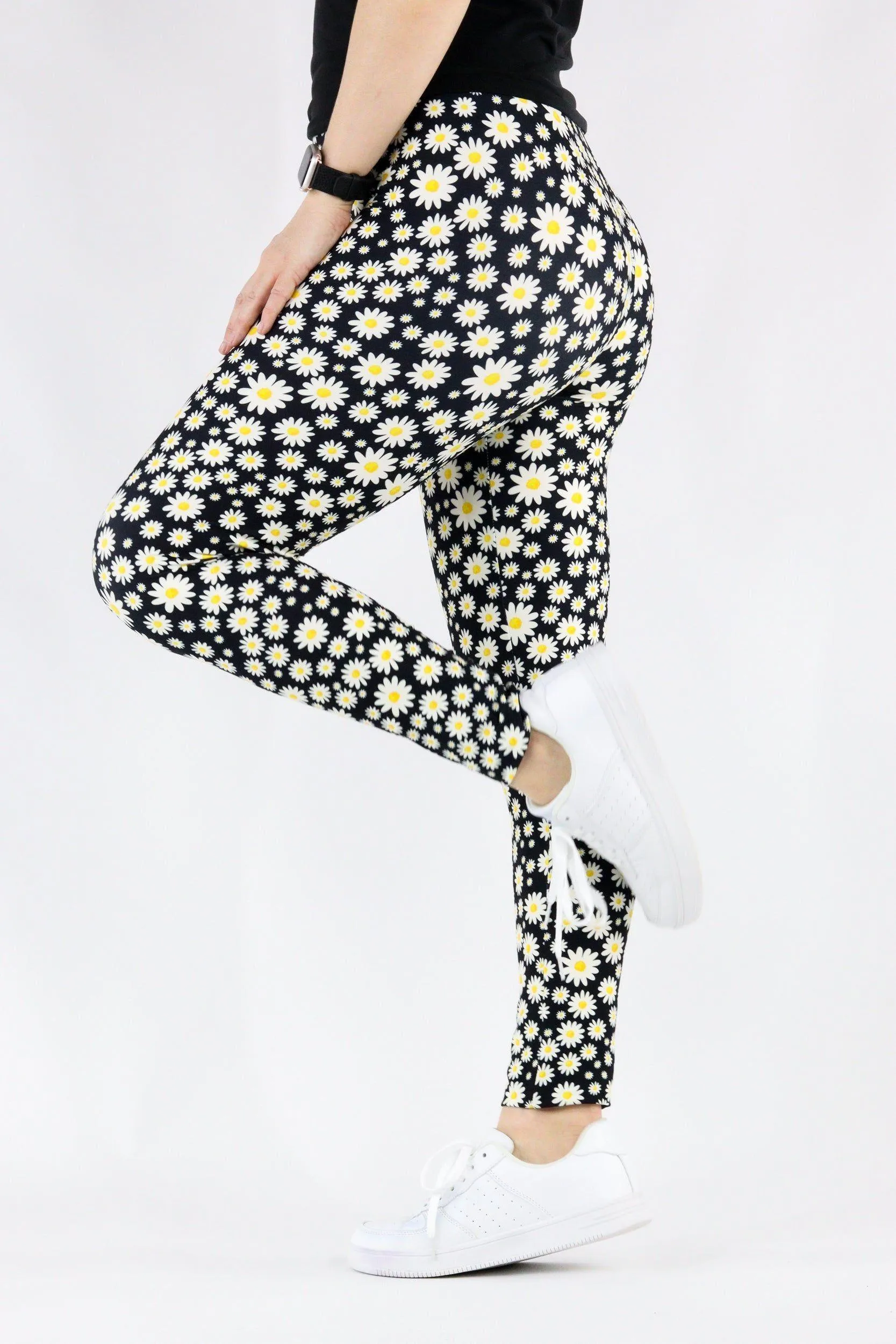 Little Daisies - Casual Full Leggings