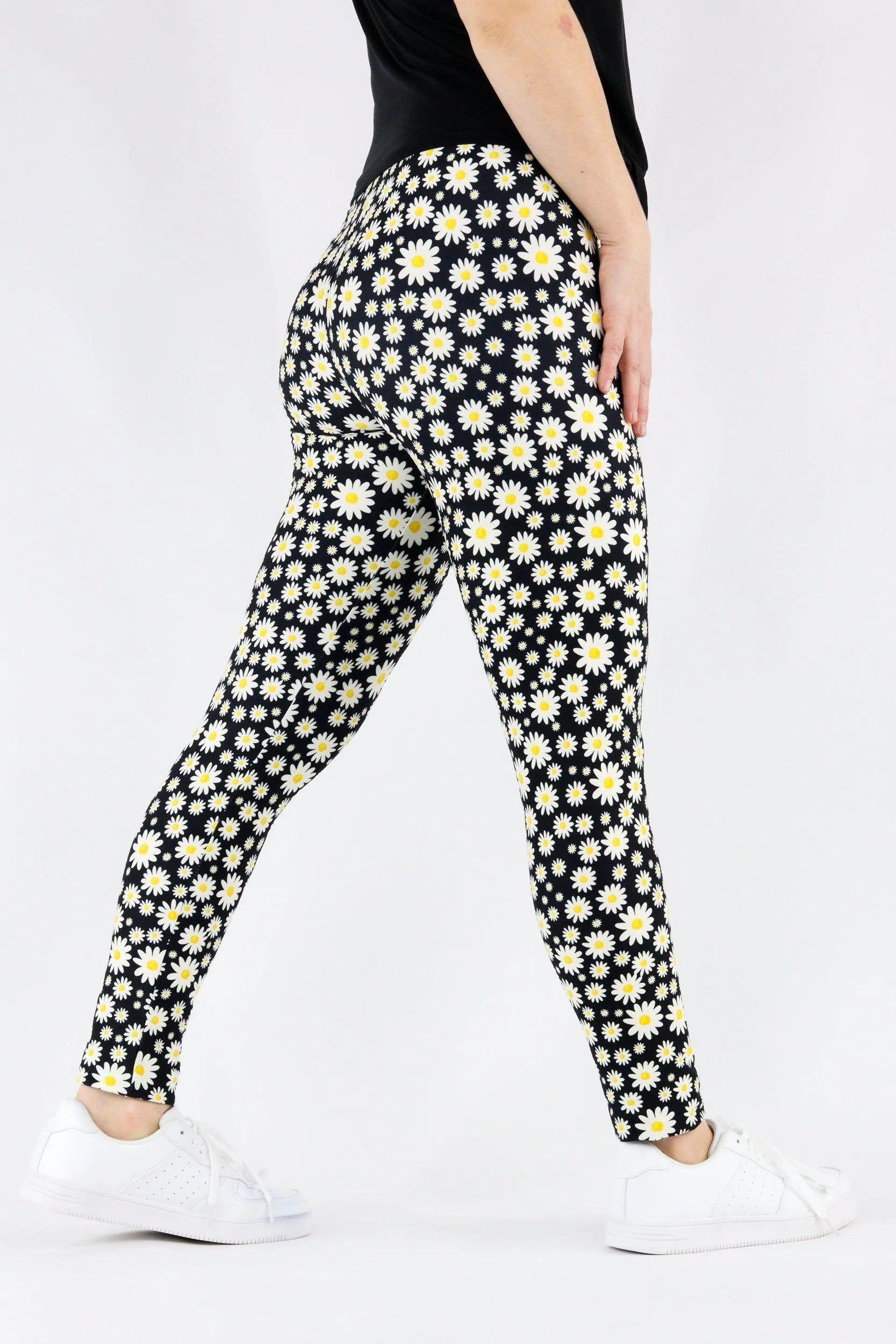 Little Daisies - Casual Full Leggings