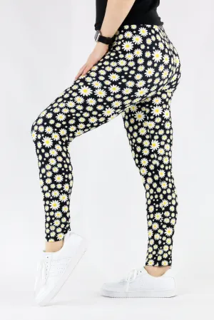 Little Daisies - Casual Full Leggings