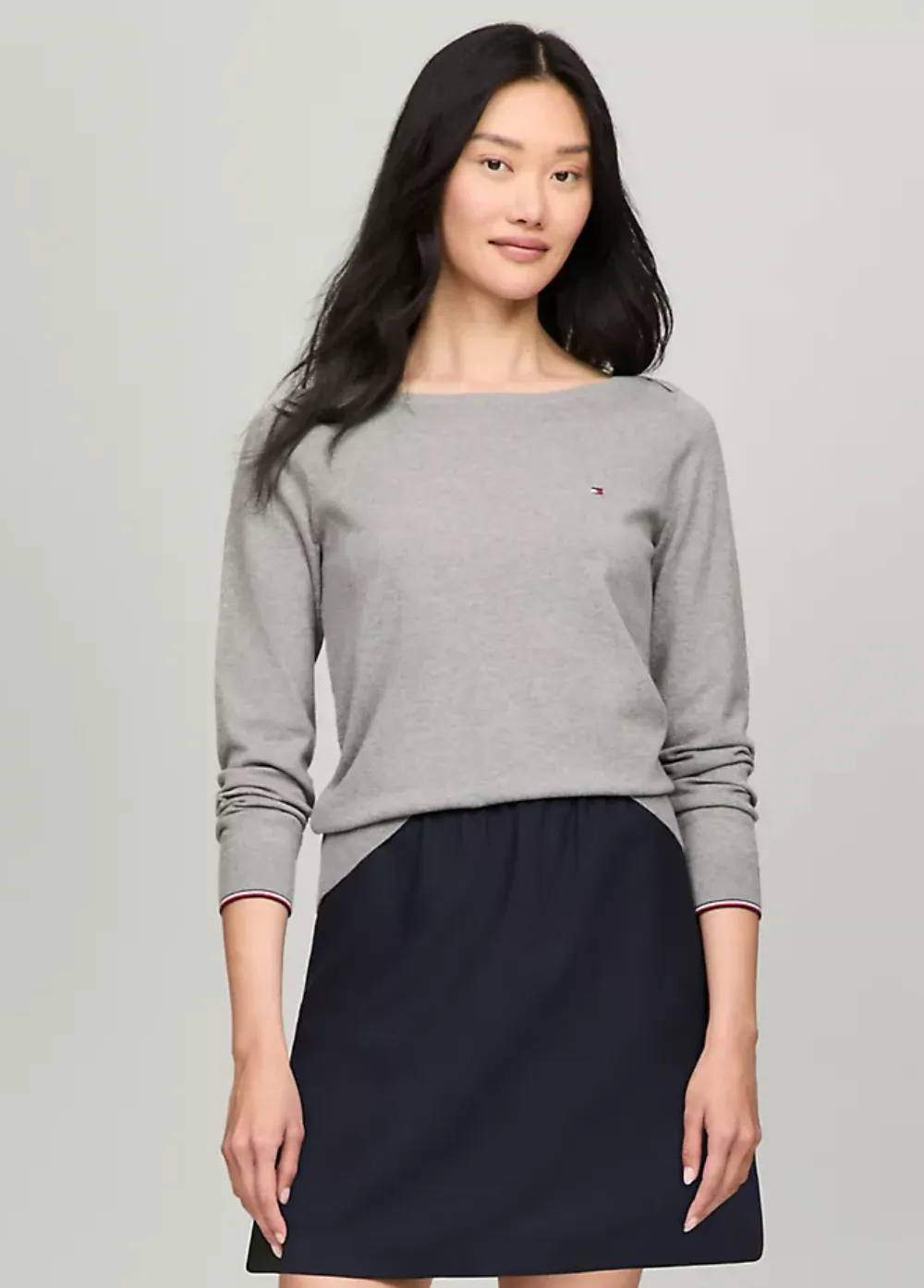 Logo Boatneck Sweater