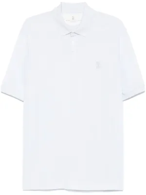Logo cotton polo shirt