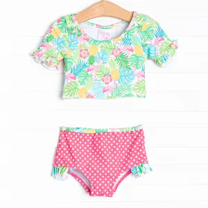 Luau Lagoon Tankini, Pink