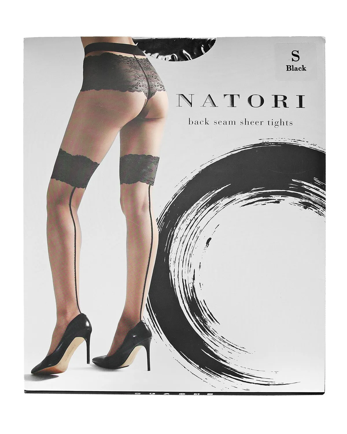 Luxe Lace Back Seam Sheer Tights