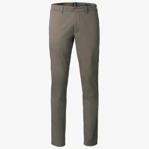 M5 by Meyer Light Summer Twill Slim Fit Chinos - Taupe