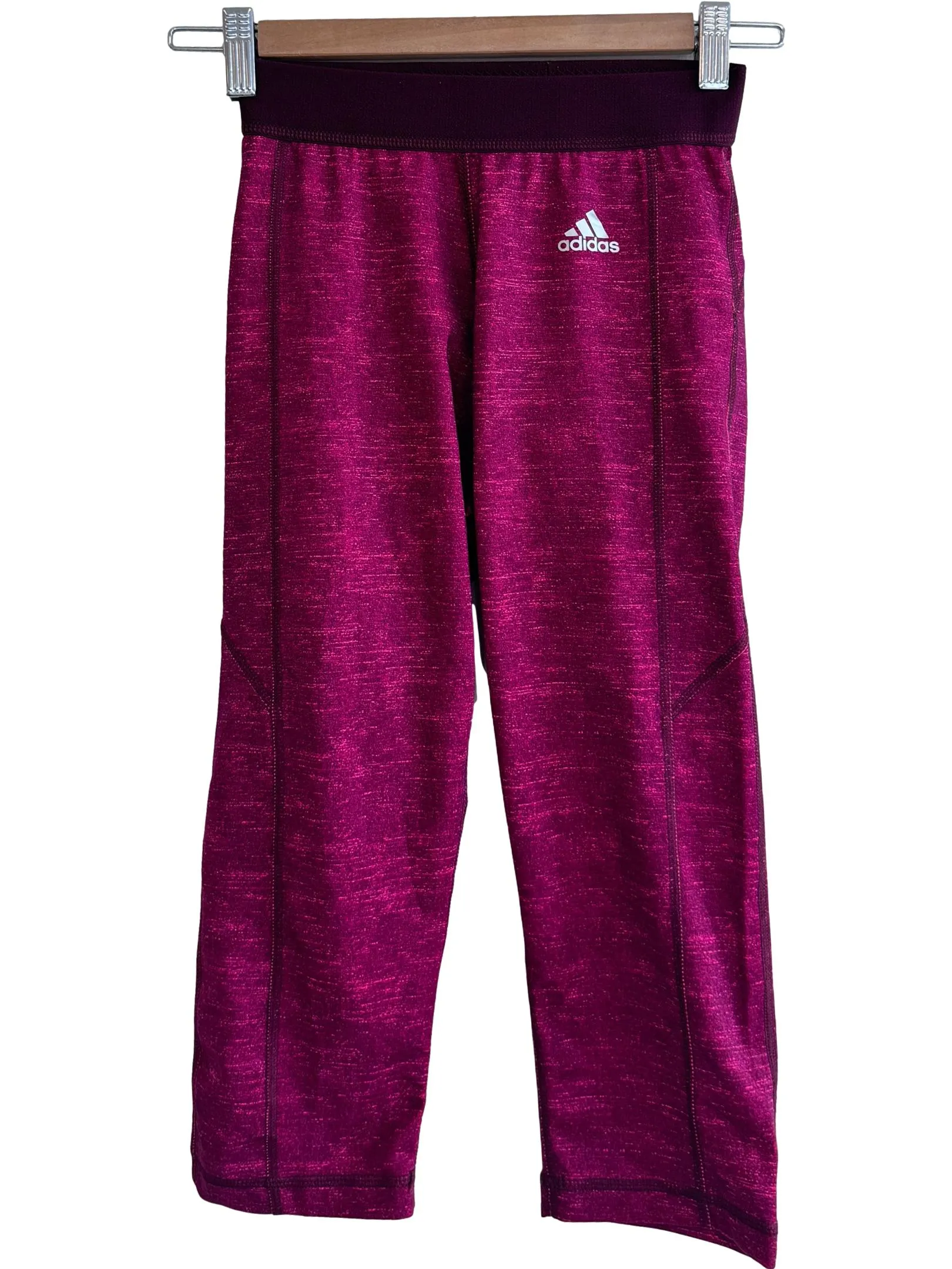 Magenta Patterned Short Tights