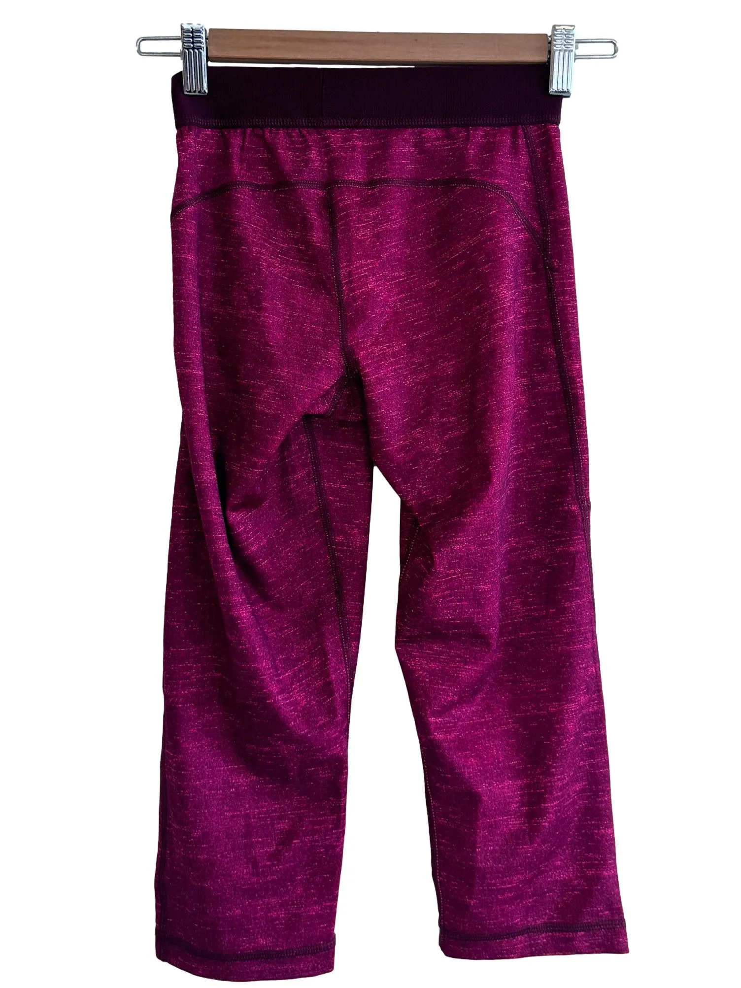 Magenta Patterned Short Tights
