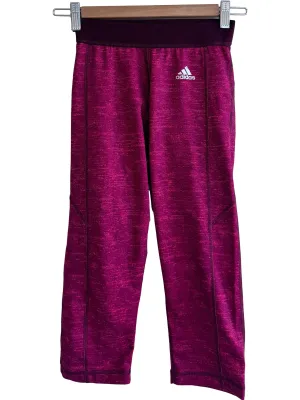 Magenta Patterned Short Tights