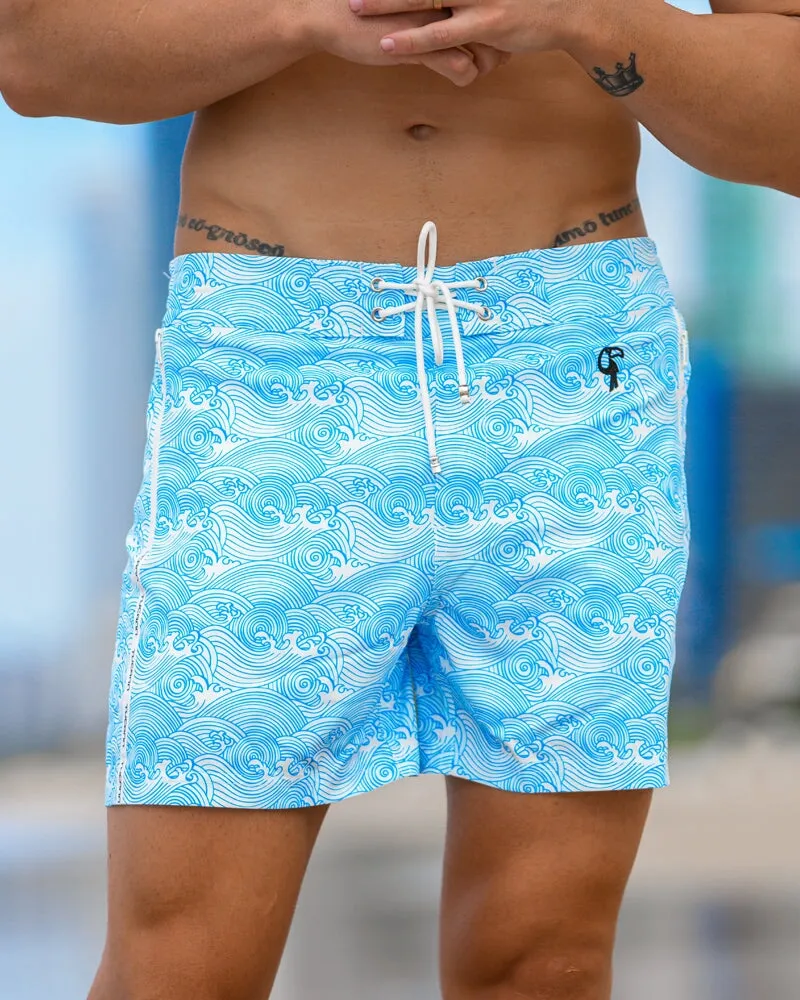 Make Waves Blue - 5"