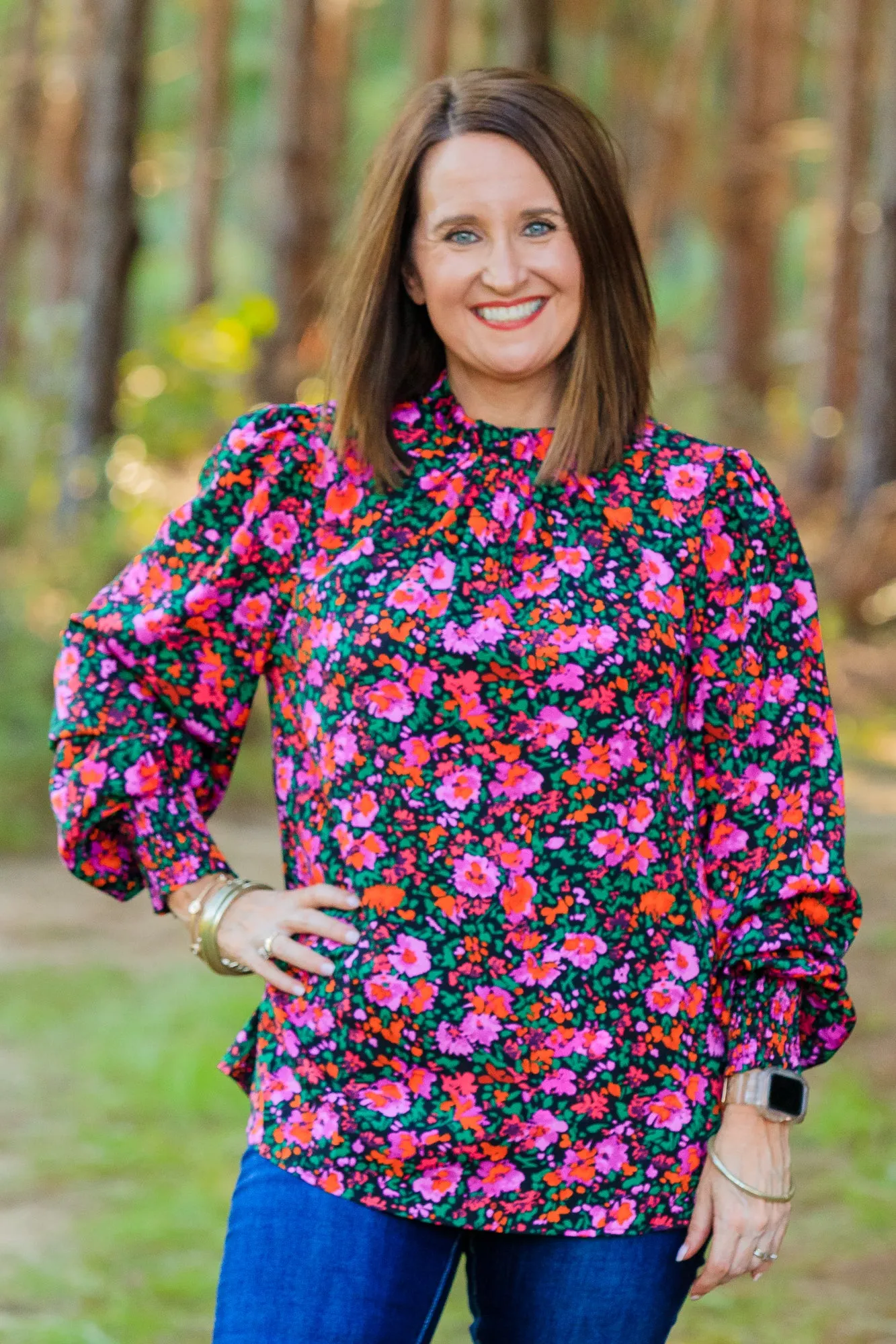 Margot Floral Top