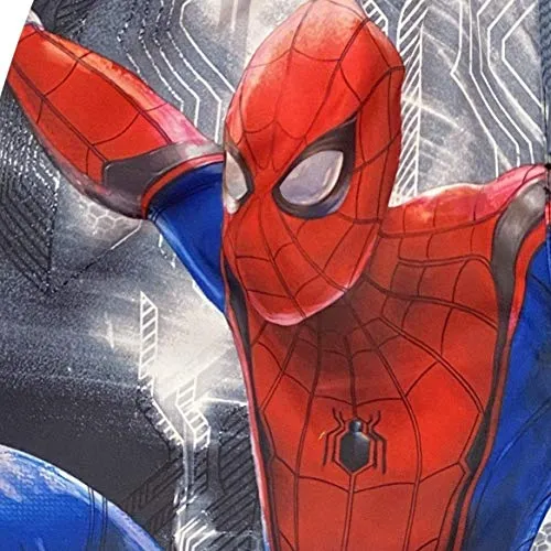 Marvel Avengers Spider-Man Little Boys Swim Bathing Suit Red/Blue 7
