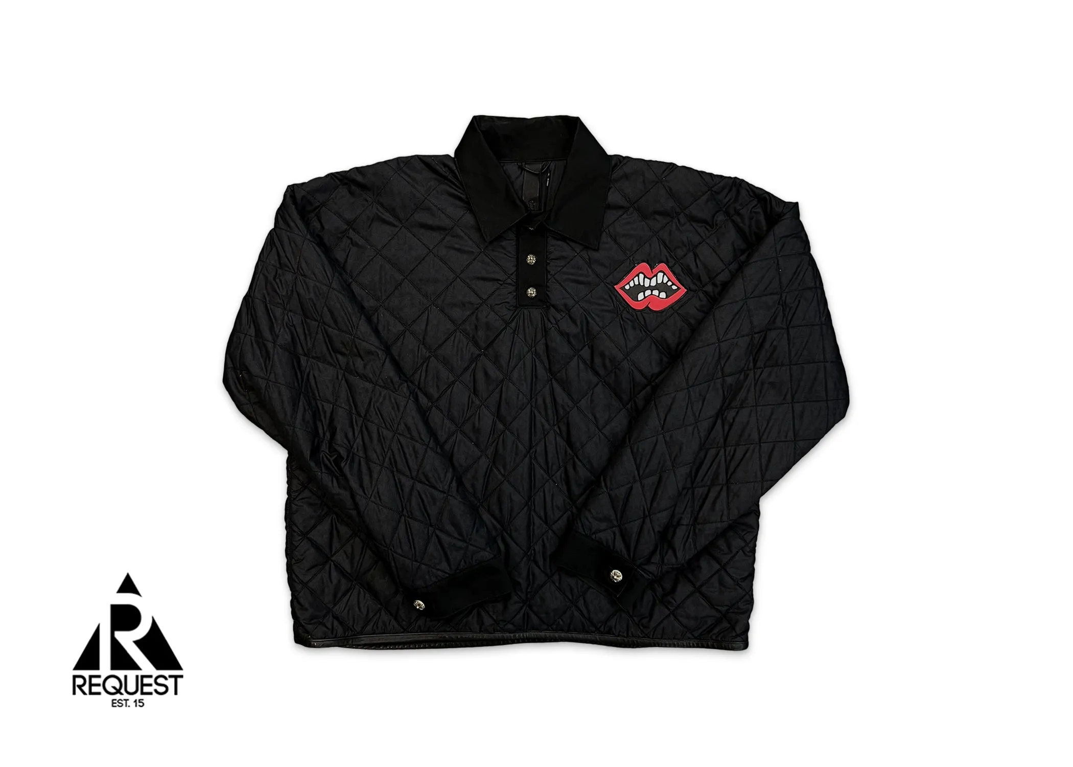 Matty Boy Chomper Motif Rugby Polo "Black"