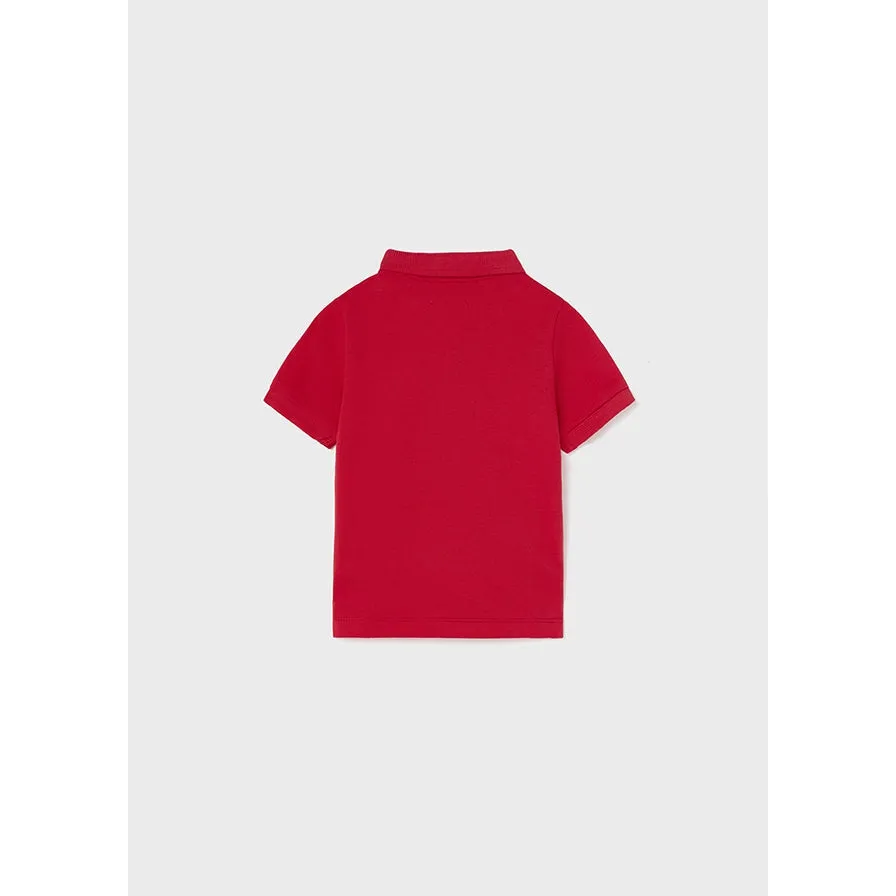 Mayoral Red Classic Pique Polo