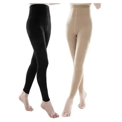 Medical Compression Stockings - Panty Hose Footless - Black or Beige - CCL 1 - 15-21mmHG