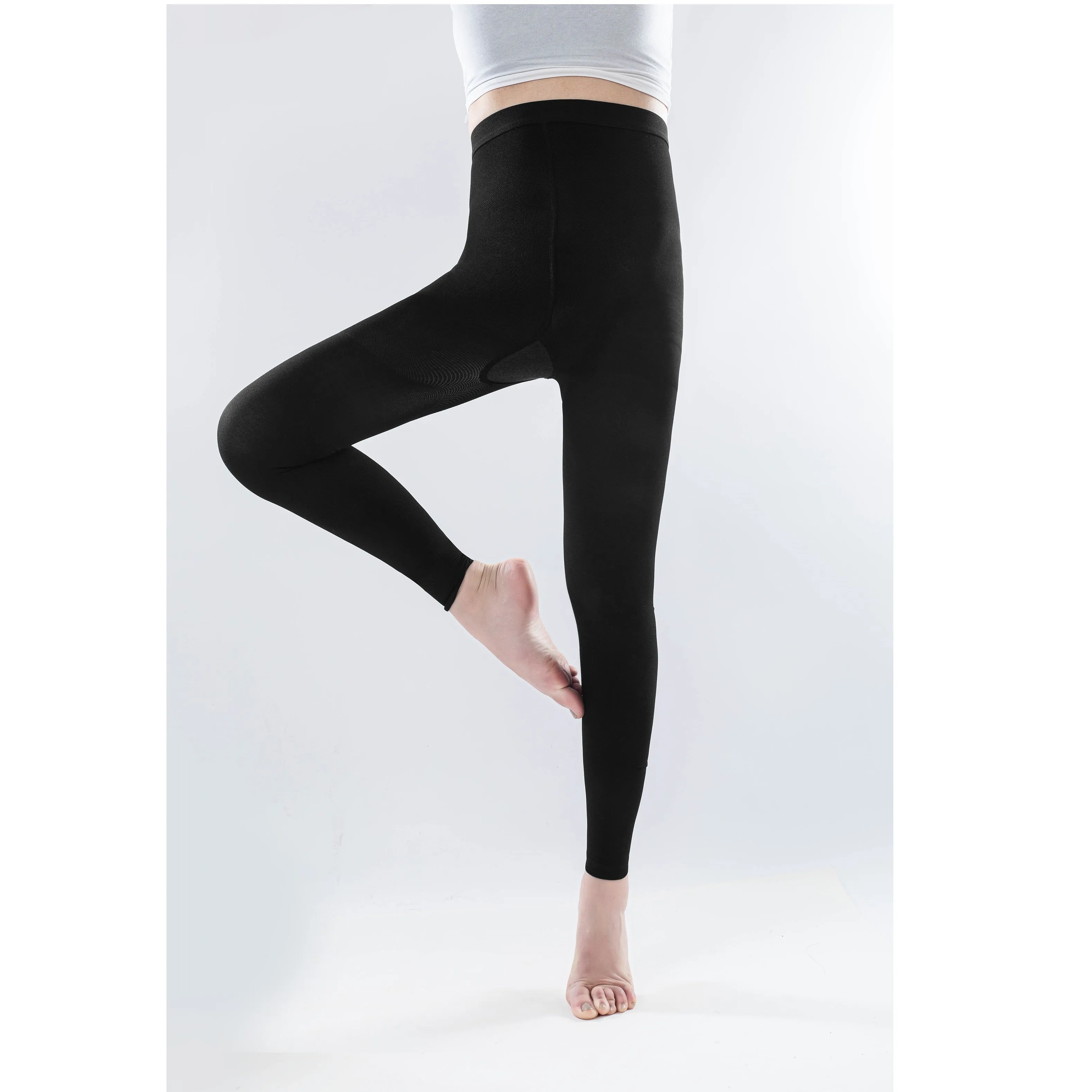 Medical Compression Stockings - Panty Hose Footless - Black or Beige - CCL 1 - 15-21mmHG