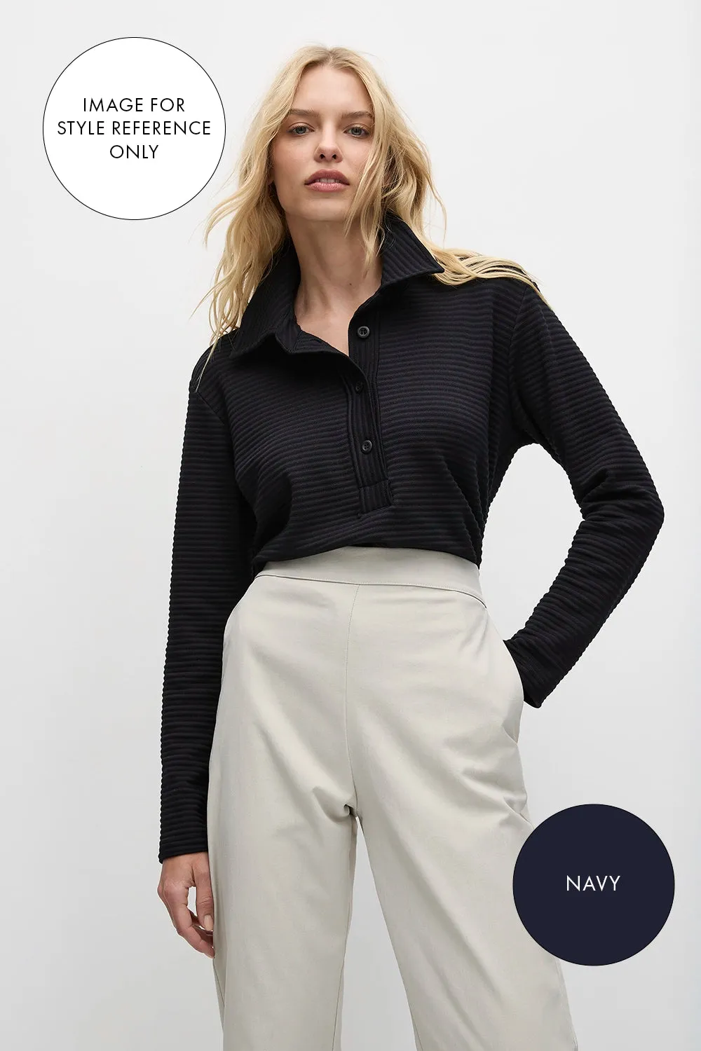 Mela Purdie Kick Collar Polo F082 8704