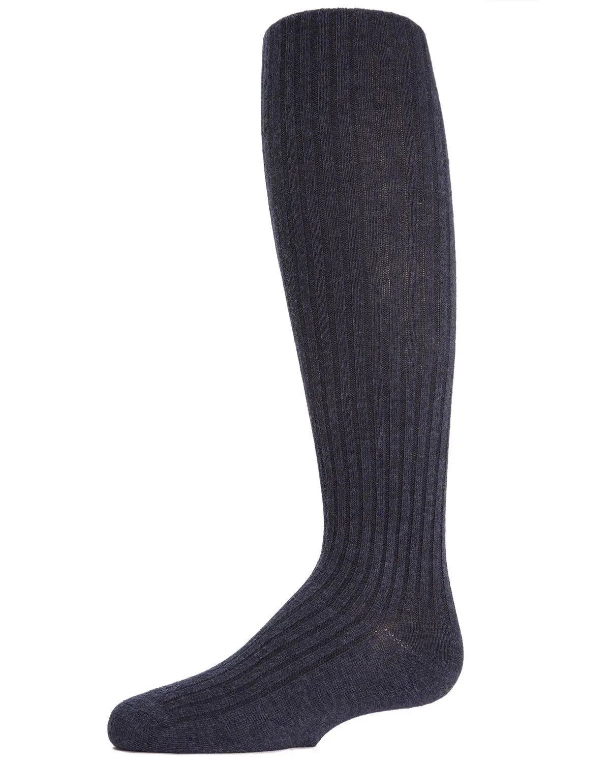 Memoi Girls Ribbed Cotton Blend Sweater Tights - Mk-302