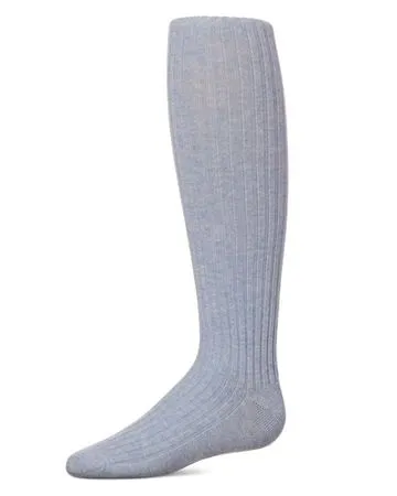 Memoi Girls Ribbed Cotton Blend Sweater Tights - Mk-302