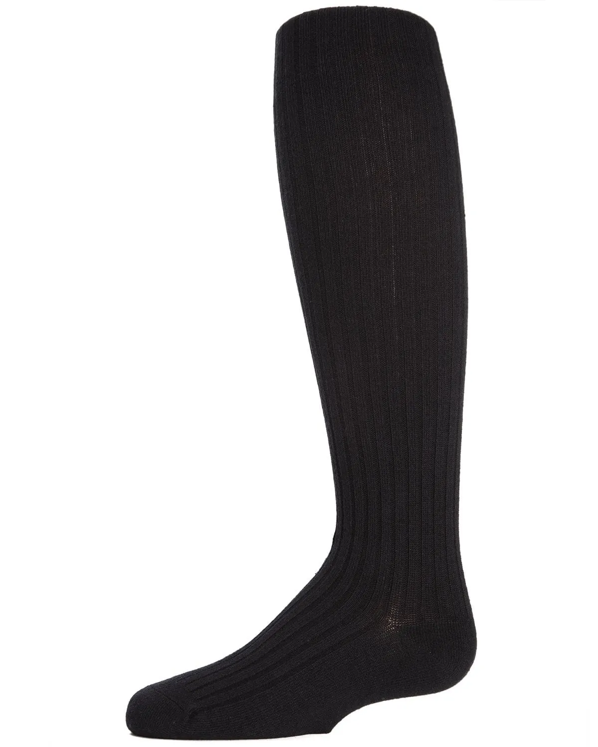 Memoi Girls Ribbed Cotton Blend Sweater Tights - Mk-302