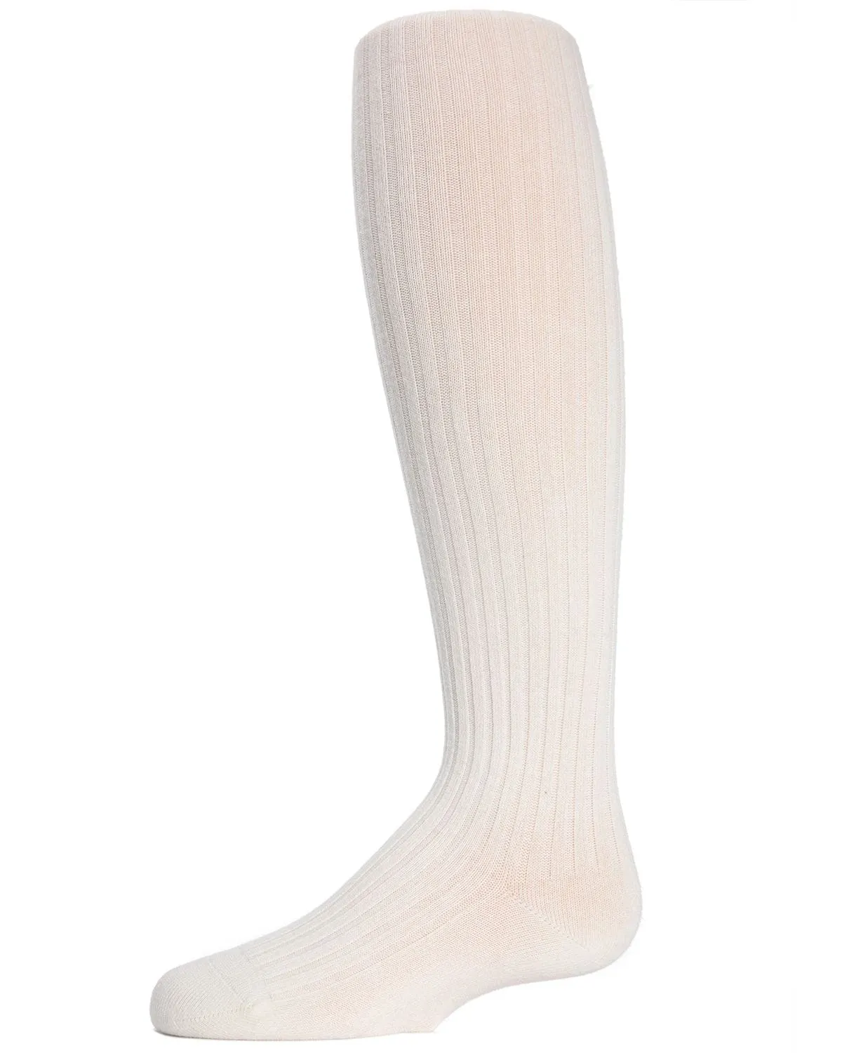 Memoi Girls Ribbed Cotton Blend Sweater Tights - Mk-302