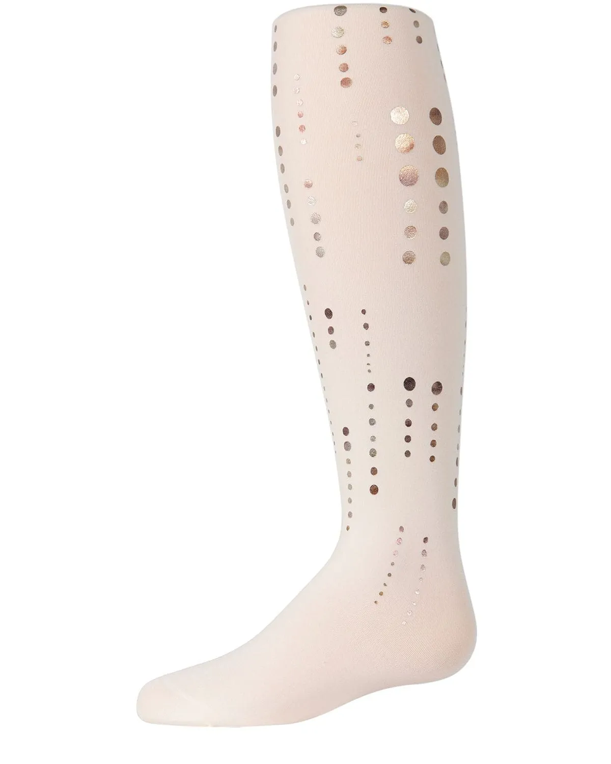 Memoi Printed Retro Dots Tights - Mkf-4015