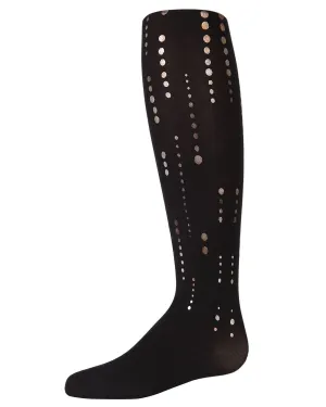 Memoi Printed Retro Dots Tights - Mkf-4015