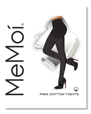 Memoi Soft Pima Cotton Tights with Comfort Waist - Mo-362
