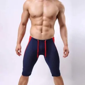 Men Mesh Yoga Running Swim Trunk