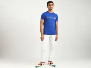 Men Printed Round Neck T-shirt