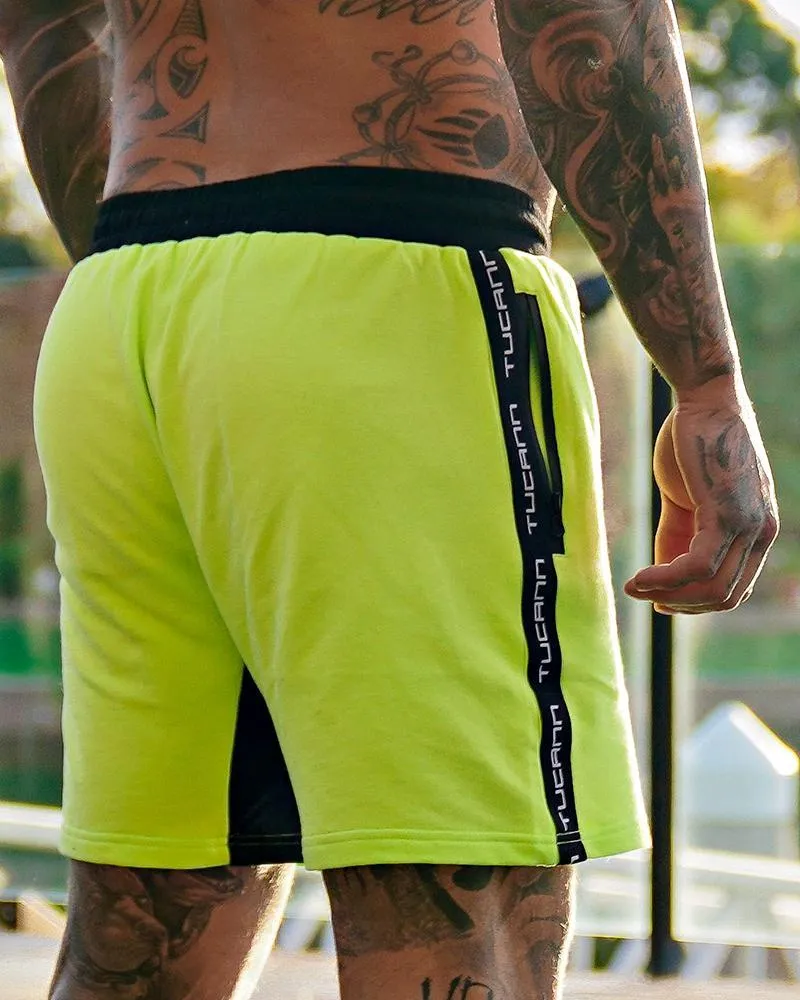 Men's Comfy Shorts - Lime Green