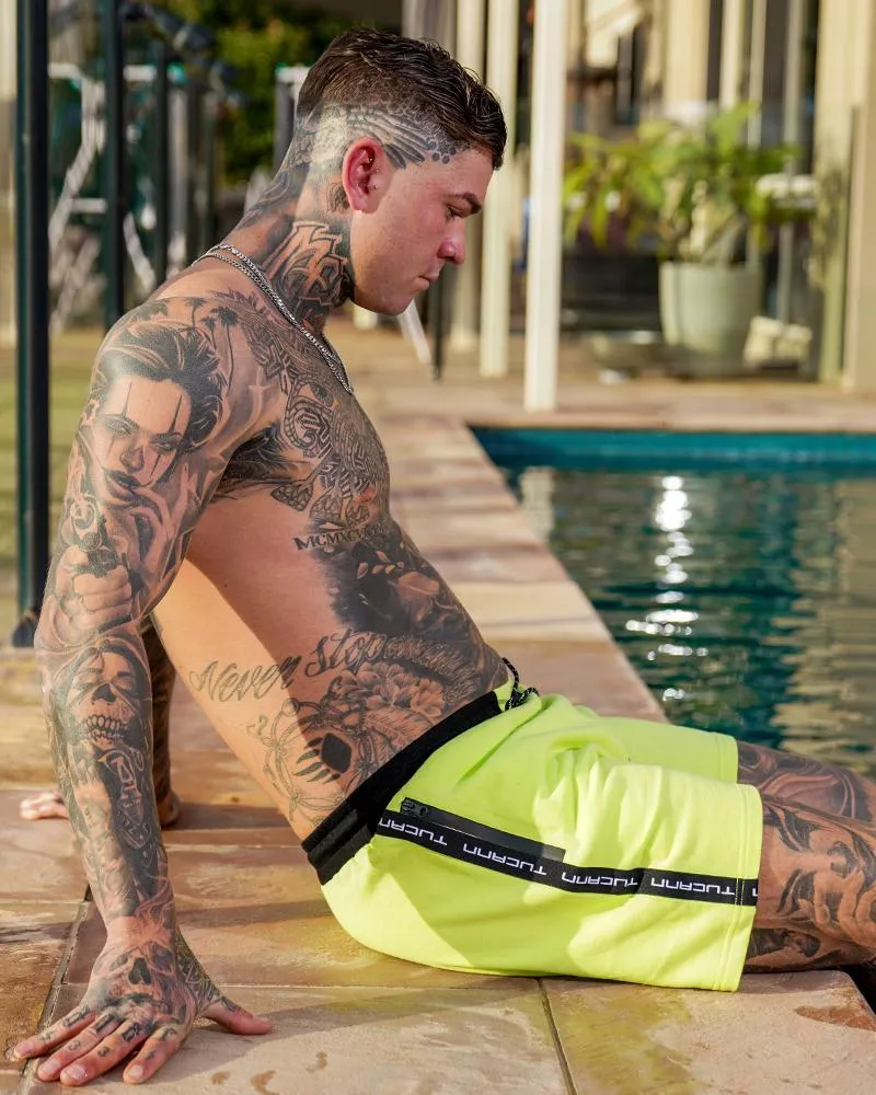 Men's Comfy Shorts - Lime Green