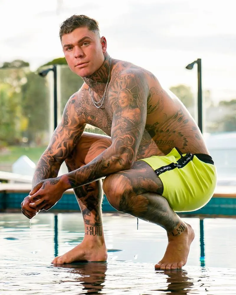 Men's Comfy Shorts - Lime Green