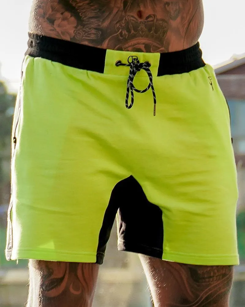 Men's Comfy Shorts - Lime Green