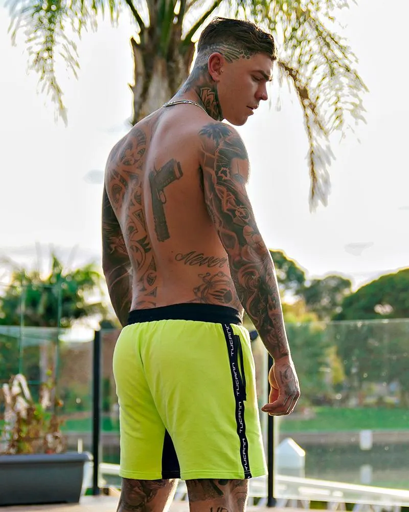 Men's Comfy Shorts - Lime Green