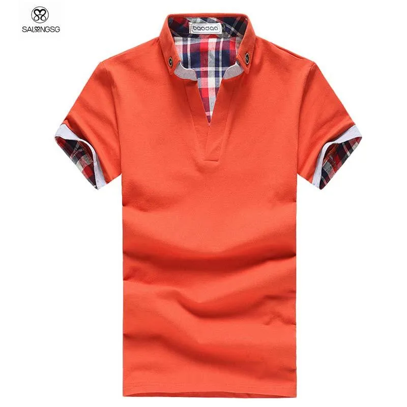 Men's Fashion V-Neck Polo
