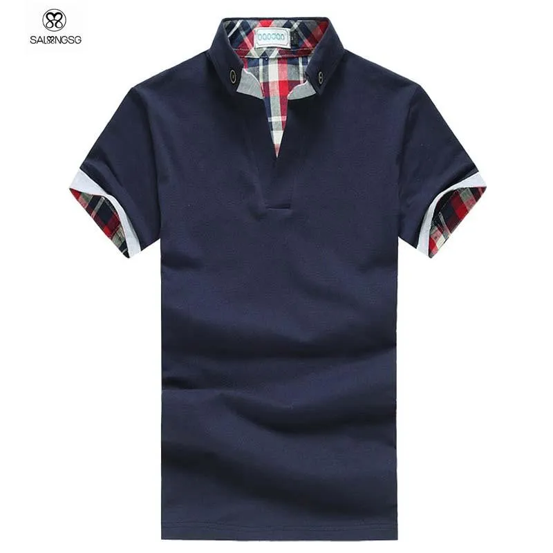 Men's Fashion V-Neck Polo