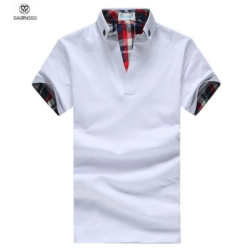 Men's Fashion V-Neck Polo