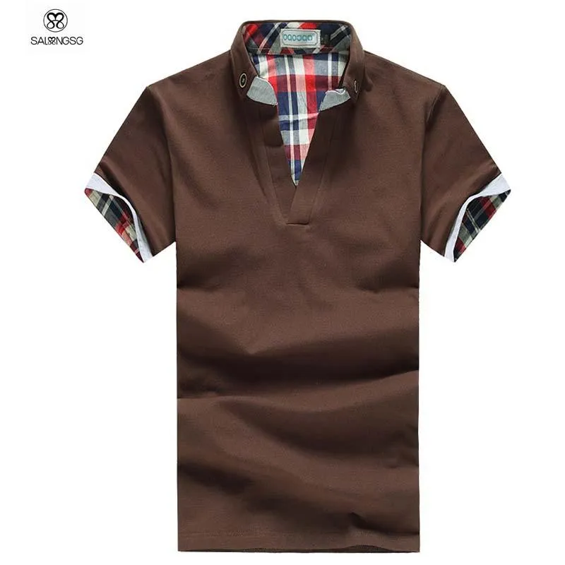 Men's Fashion V-Neck Polo