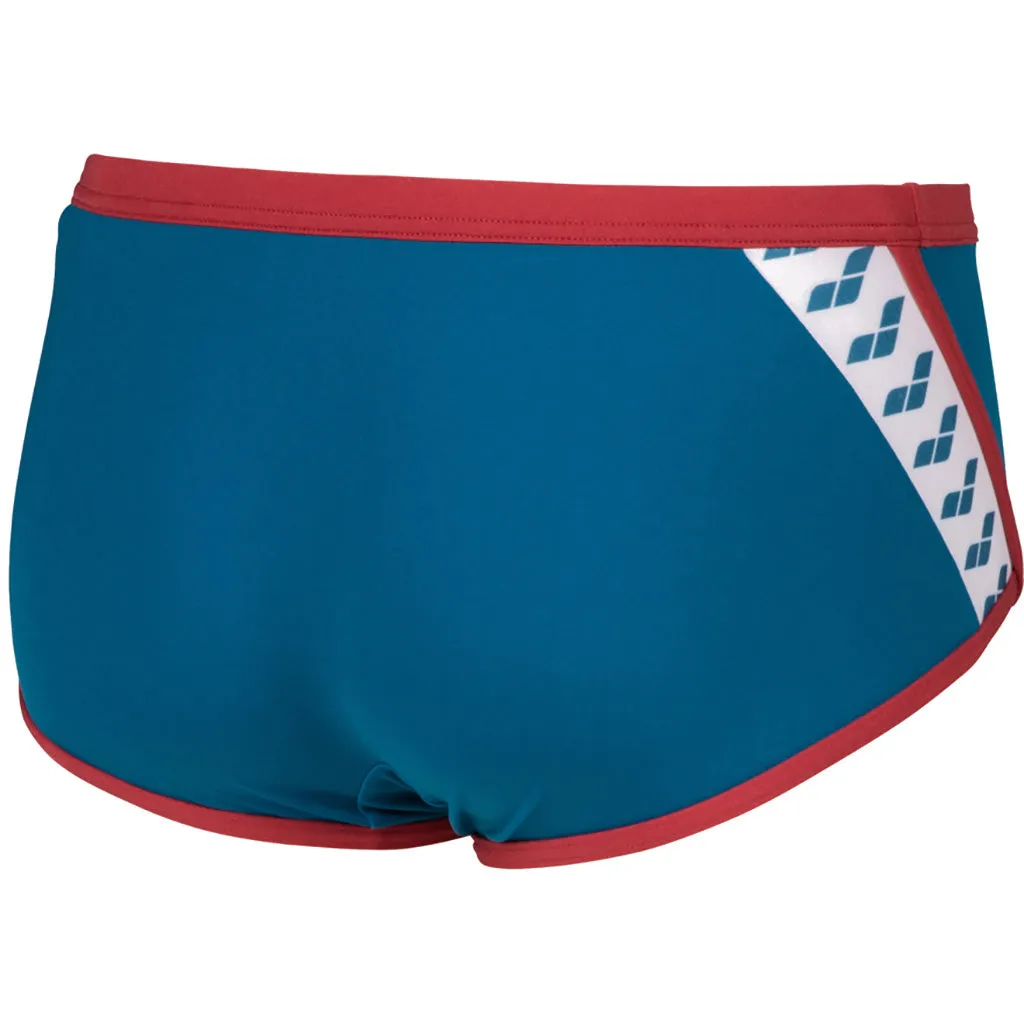 Men's Icons Swim Low Waist Blue-Cosmo-Red