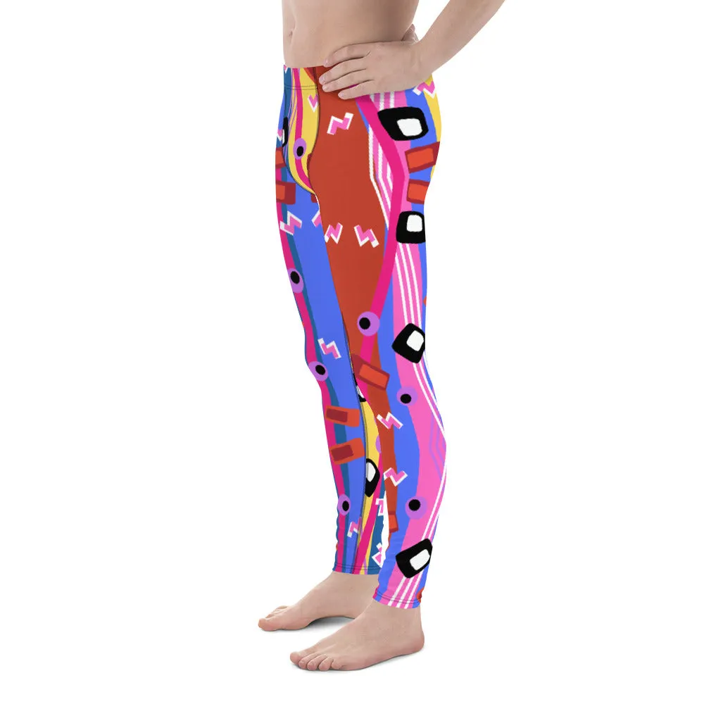 Mens Leggings, Crazy Memphis