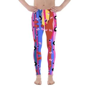 Mens Leggings, Crazy Memphis