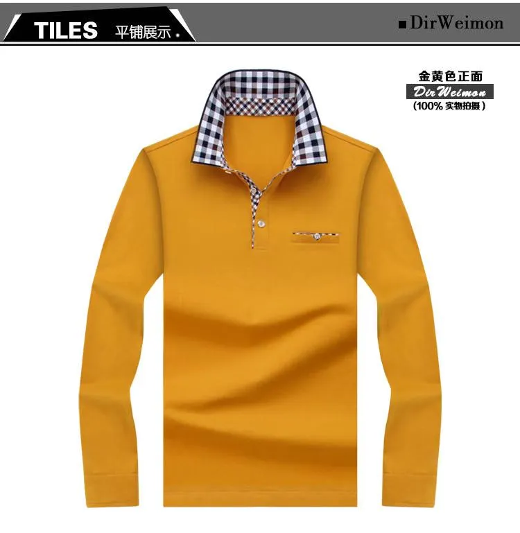 Men's Long Sleeve Polo Up To Size 10XL