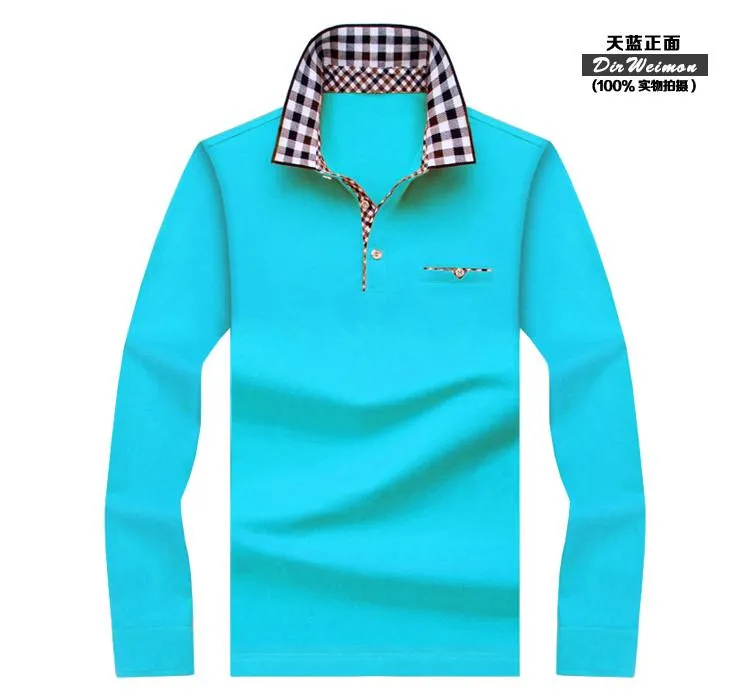 Men's Long Sleeve Polo Up To Size 10XL