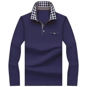 Men's Long Sleeve Polo Up To Size 10XL