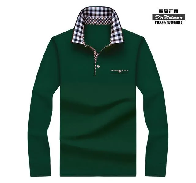 Men's Long Sleeve Polo Up To Size 10XL
