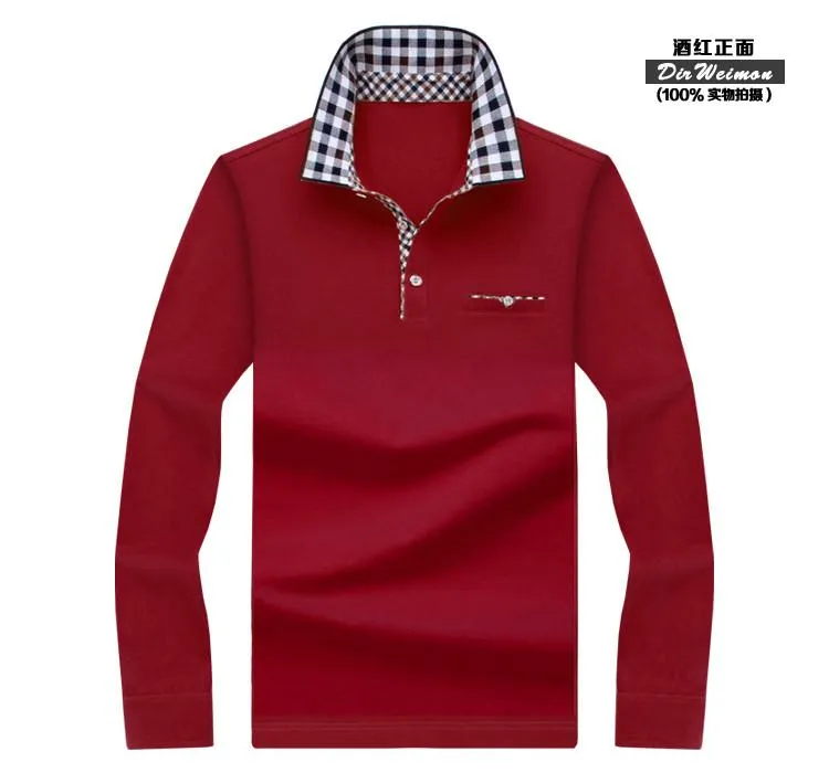 Men's Long Sleeve Polo Up To Size 10XL